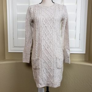 Atmospher Long Sleeved Sweater Dress A-BIN